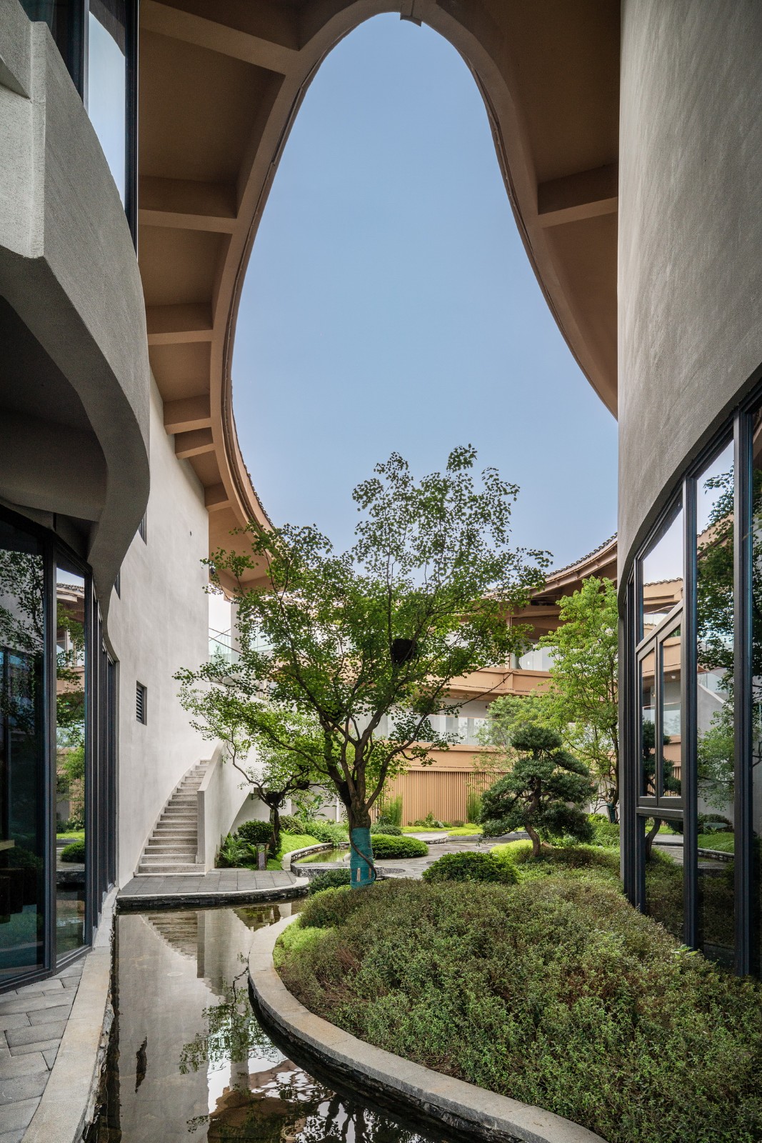 BIM建筑|川西建筑与道教文化的融合/“青城•朴舍亲子度假酒店”荣获2023金熊猫天府创意设计奖 BIM建筑|川西建筑与道教文化的融合/“青城•朴舍亲子度假酒店”荣获2023金熊猫天府创意设计奖