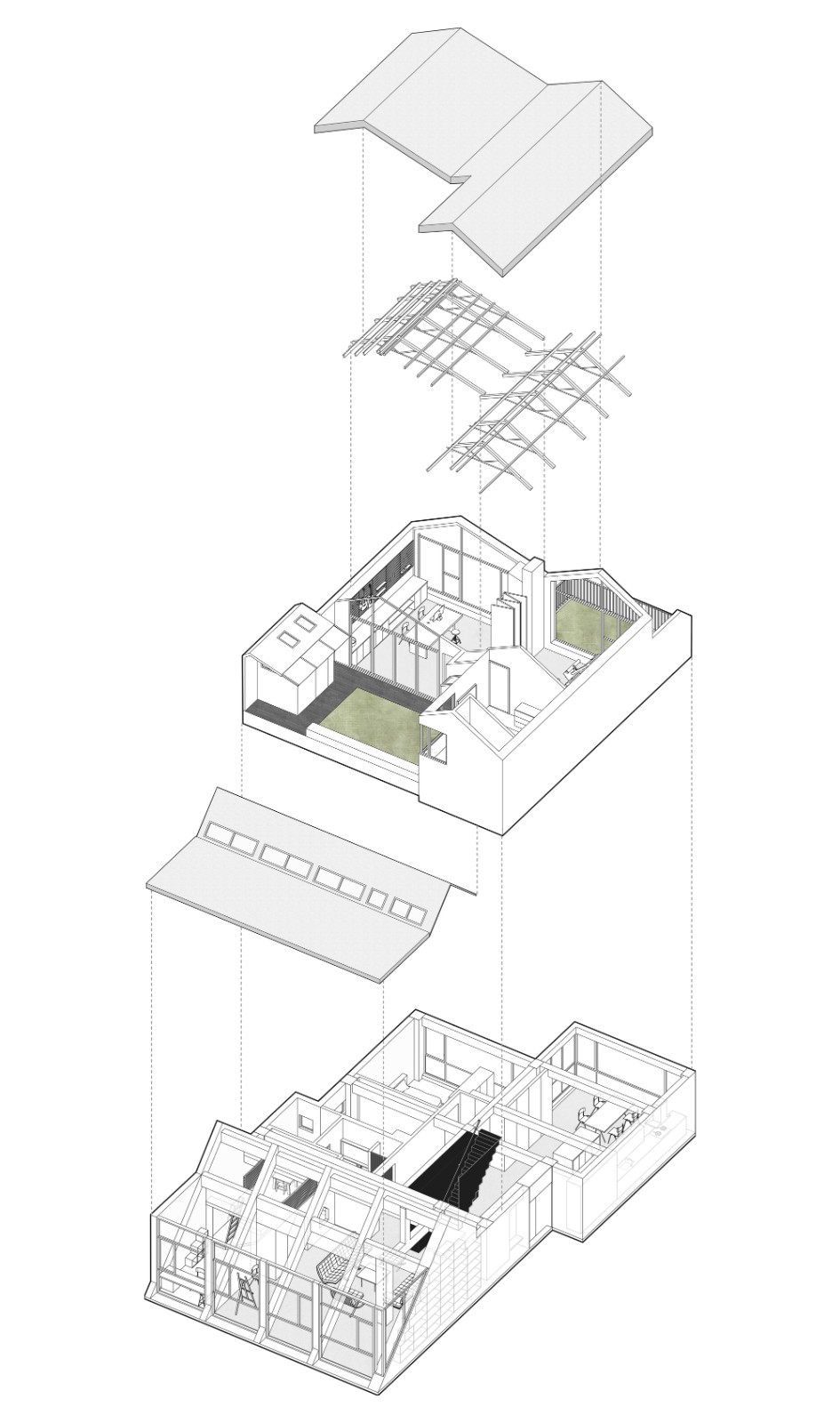 BIM建筑|梁宅 / 凡筑设计 BIM建筑|梁宅 / 凡筑设计