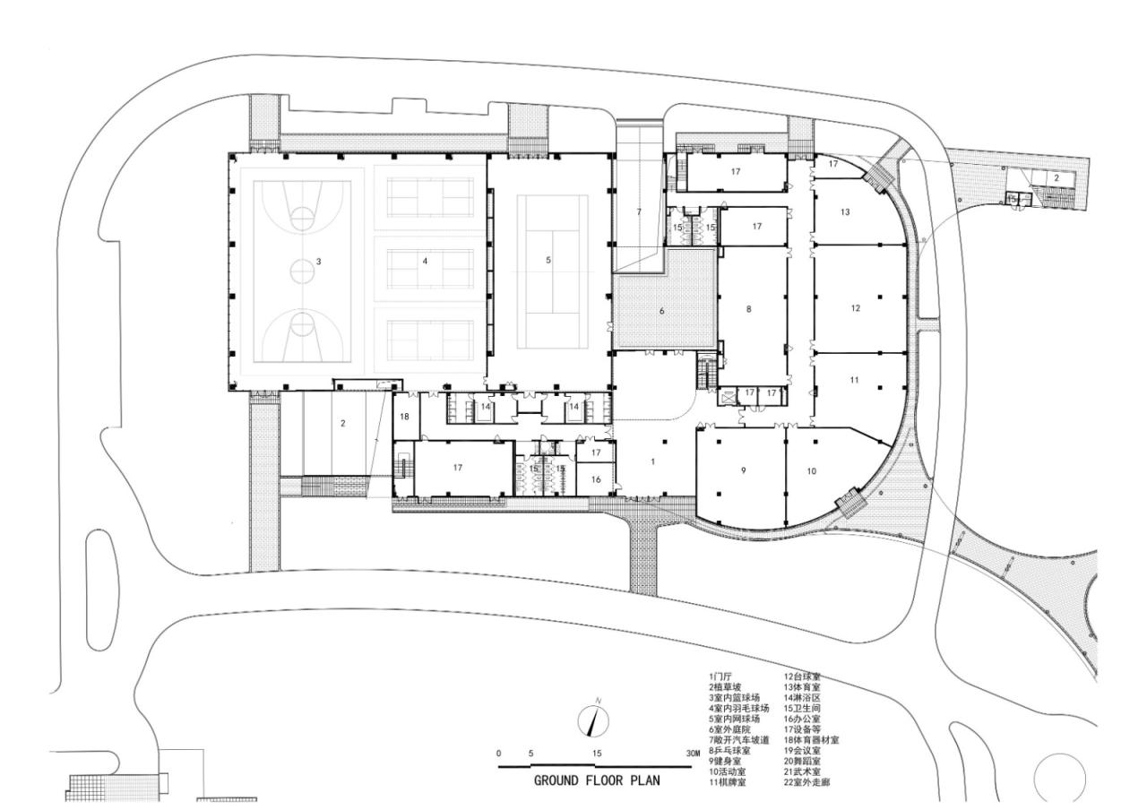BIM建筑|上海三林懿德社区文体中心:“镶嵌”在社区当中的一站式“体育+”公园 / 三益中国 BIM建筑|上海三林懿德社区文体中心:“镶嵌”在社区当中的一站式“体育+”公园 / 三益中国