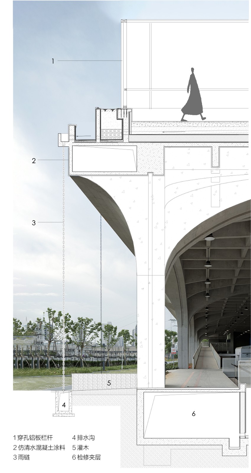 BIM建筑|绍兴文理学院风雨操场 / 浙江大学建筑设计研究院 BIM建筑|绍兴文理学院风雨操场 / 浙江大学建筑设计研究院