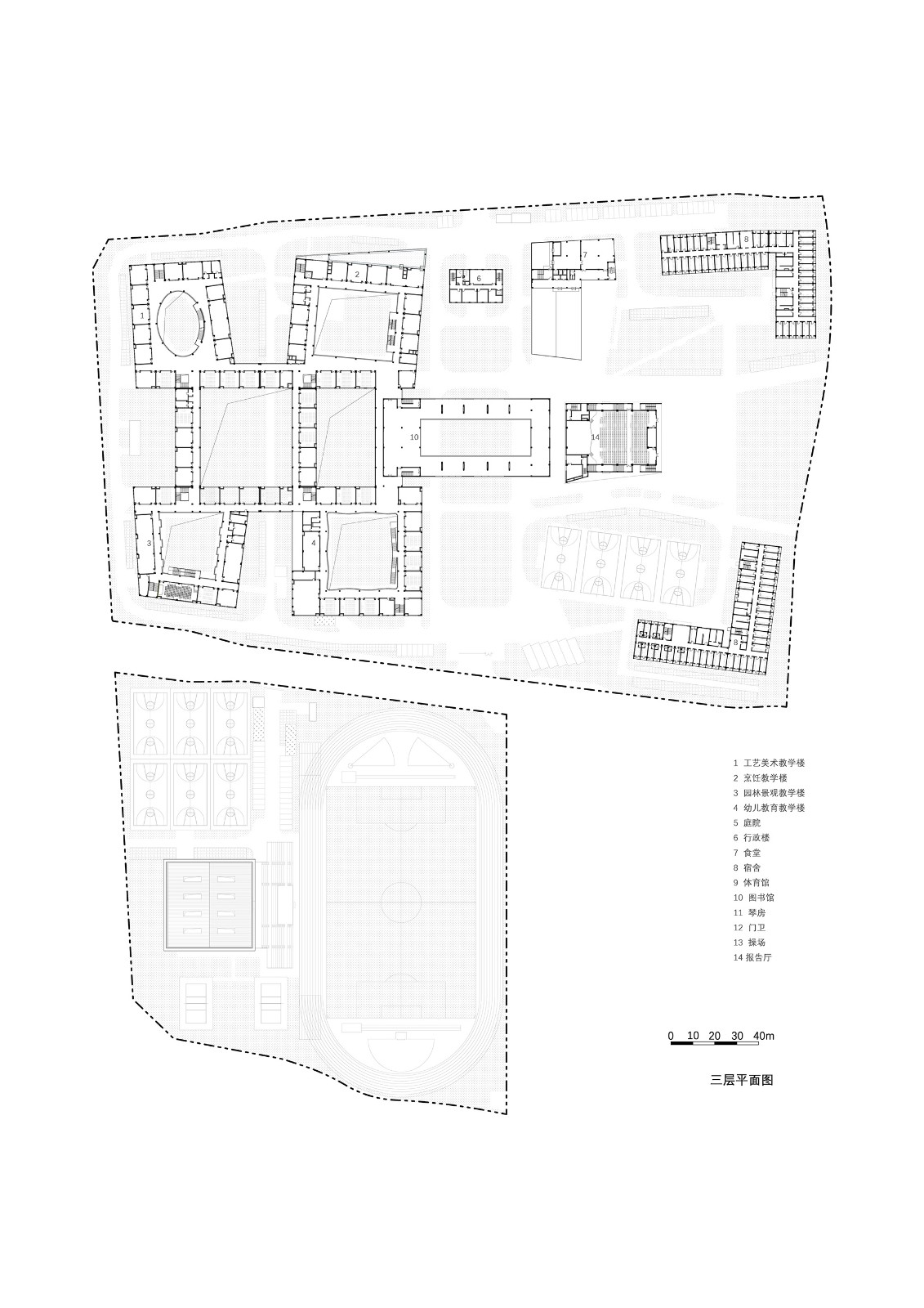 BIM建筑|宁波市古林职业高级中学:少年的无限剧本 / ARCHIS(如是)建筑设计事务所 BIM建筑|宁波市古林职业高级中学:少年的无限剧本 / ARCHIS(如是)建筑设计事务所