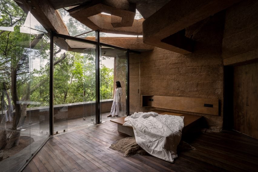 BIM建筑|印度建筑师设计融入景观的雕塑屋 BIM建筑|印度建筑师设计融入景观的雕塑屋