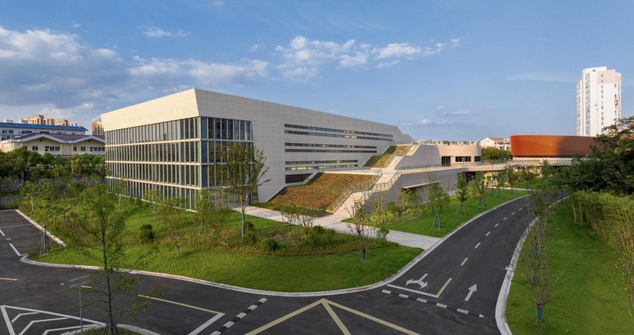 BIM建筑|上海三林懿德社区文体中心:“镶嵌”在社区当中的一站式“体育+”公园 / 三益中国 BIM建筑|上海三林懿德社区文体中心:“镶嵌”在社区当中的一站式“体育+”公园 / 三益中国