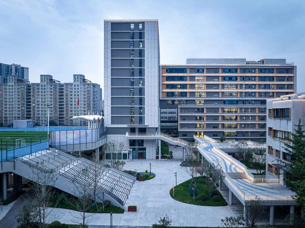 BIM建筑|西安高新第一中学(高中部)改扩建 / 中国建筑西北设计研究院 屈培青工作室 BIM建筑|西安高新第一中学(高中部)改扩建 / 中国建筑西北设计研究院 屈培青工作室