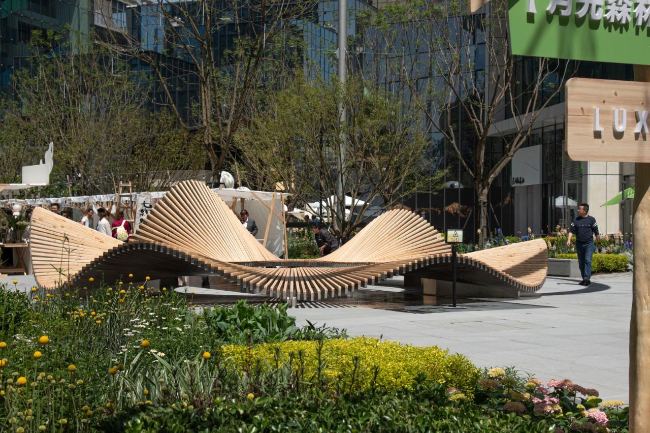 BIM建筑|一片落入绿洲的花瓣 / 成都直现建筑设计 BIM建筑|一片落入绿洲的花瓣 / 成都直现建筑设计