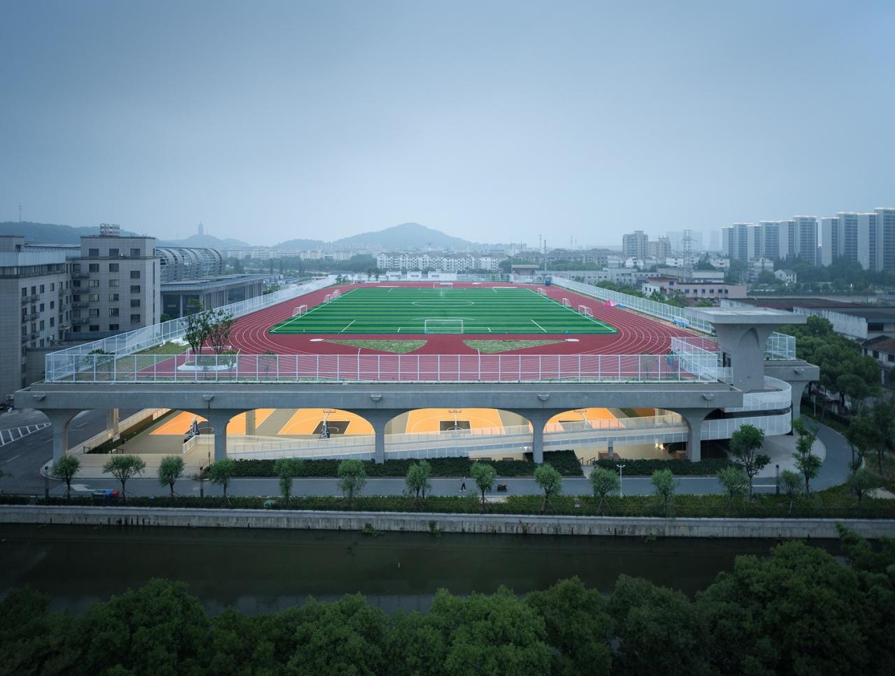 BIM建筑|绍兴文理学院风雨操场 / 浙江大学建筑设计研究院 BIM建筑|绍兴文理学院风雨操场 / 浙江大学建筑设计研究院