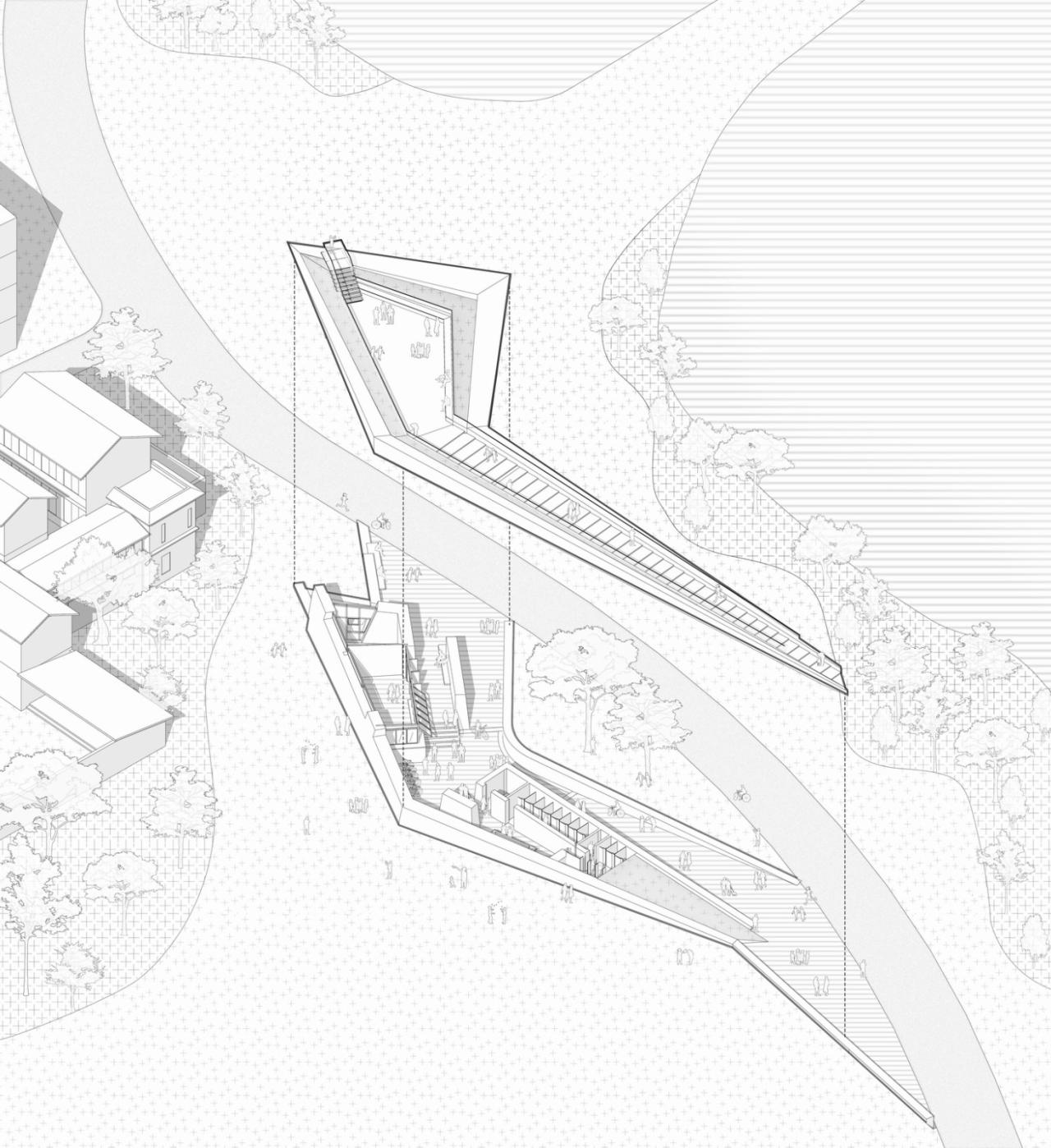 BIM建筑|微地形:大理洱海小邑庄生态驿站-孟凡浩 / line+建筑事务所 BIM建筑|微地形:大理洱海小邑庄生态驿站-孟凡浩 / line+建筑事务所