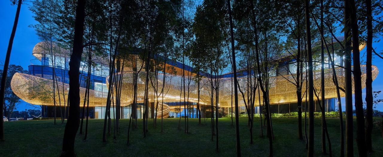 BIM建筑|白鹤湖游客中心 / 建识设计 BIM建筑|白鹤湖游客中心 / 建识设计