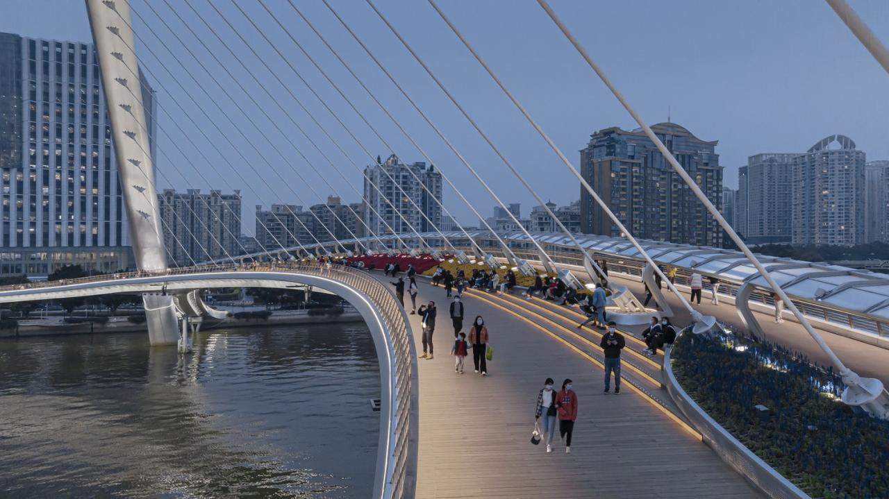 BIM建筑|广州海心桥 / 华南理工大学建筑设计研究院有限公司 BIM建筑|广州海心桥 / 华南理工大学建筑设计研究院有限公司