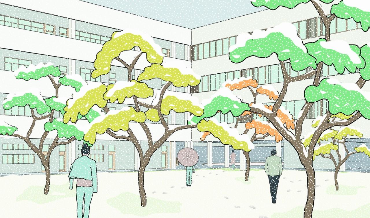 BIM建筑|宁波市古林职业高级中学:少年的无限剧本 / ARCHIS(如是)建筑设计事务所 BIM建筑|宁波市古林职业高级中学:少年的无限剧本 / ARCHIS(如是)建筑设计事务所