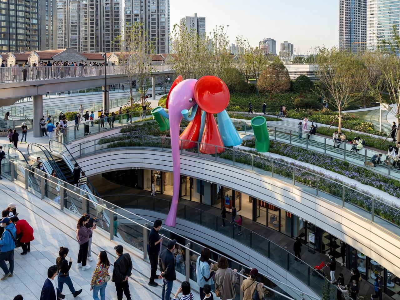 BIM建筑|上海苏河湾万象天地景观设计 / Lab D+H BIM建筑|上海苏河湾万象天地景观设计 / Lab D+H