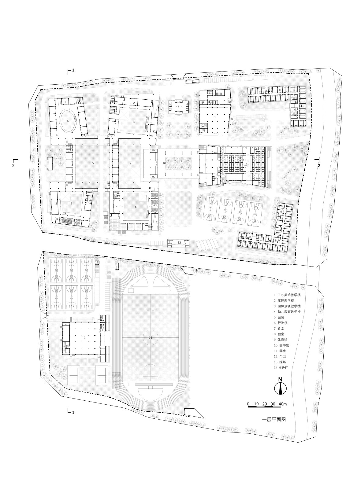 BIM建筑|宁波市古林职业高级中学:少年的无限剧本 / ARCHIS(如是)建筑设计事务所 BIM建筑|宁波市古林职业高级中学:少年的无限剧本 / ARCHIS(如是)建筑设计事务所