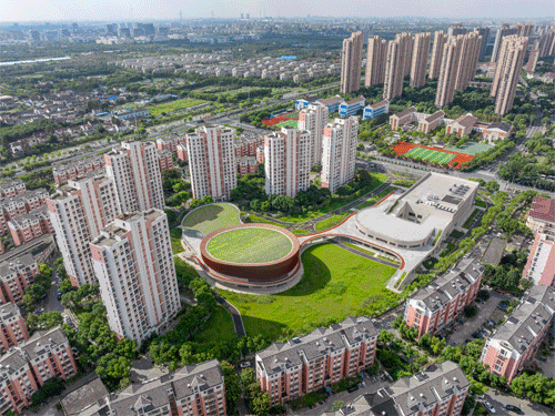 BIM建筑|上海三林懿德社区文体中心:“镶嵌”在社区当中的一站式“体育+”公园 / 三益中国 BIM建筑|上海三林懿德社区文体中心:“镶嵌”在社区当中的一站式“体育+”公园 / 三益中国