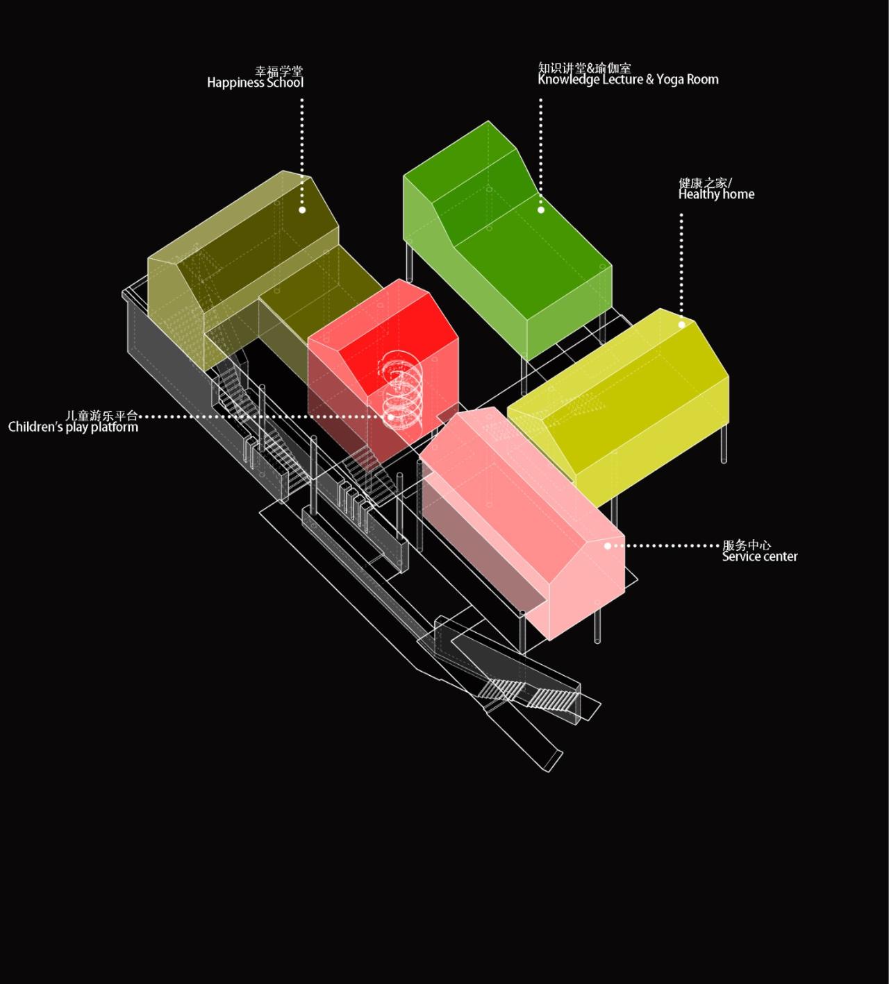 BIM建筑|溪口未来社区之家 / 严旸建筑设计 BIM建筑|溪口未来社区之家 / 严旸建筑设计