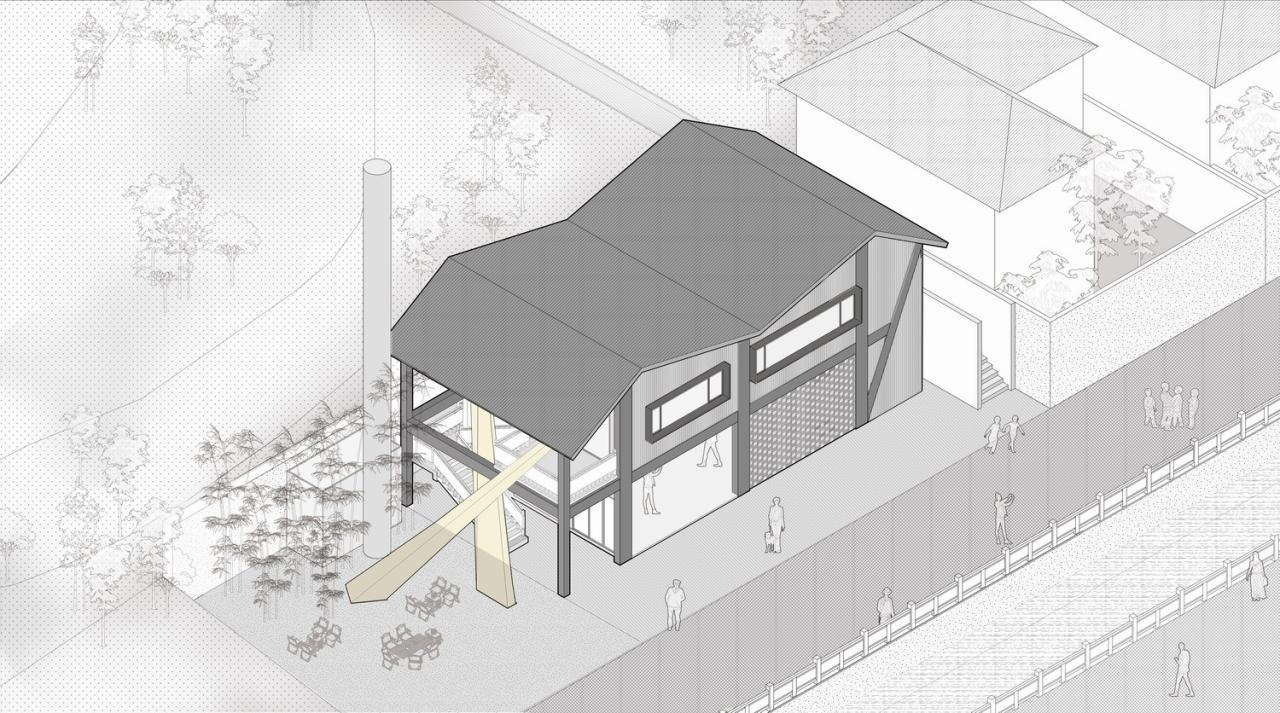BIM建筑|后埠古村驿站 / 平介设计 BIM建筑|后埠古村驿站 / 平介设计