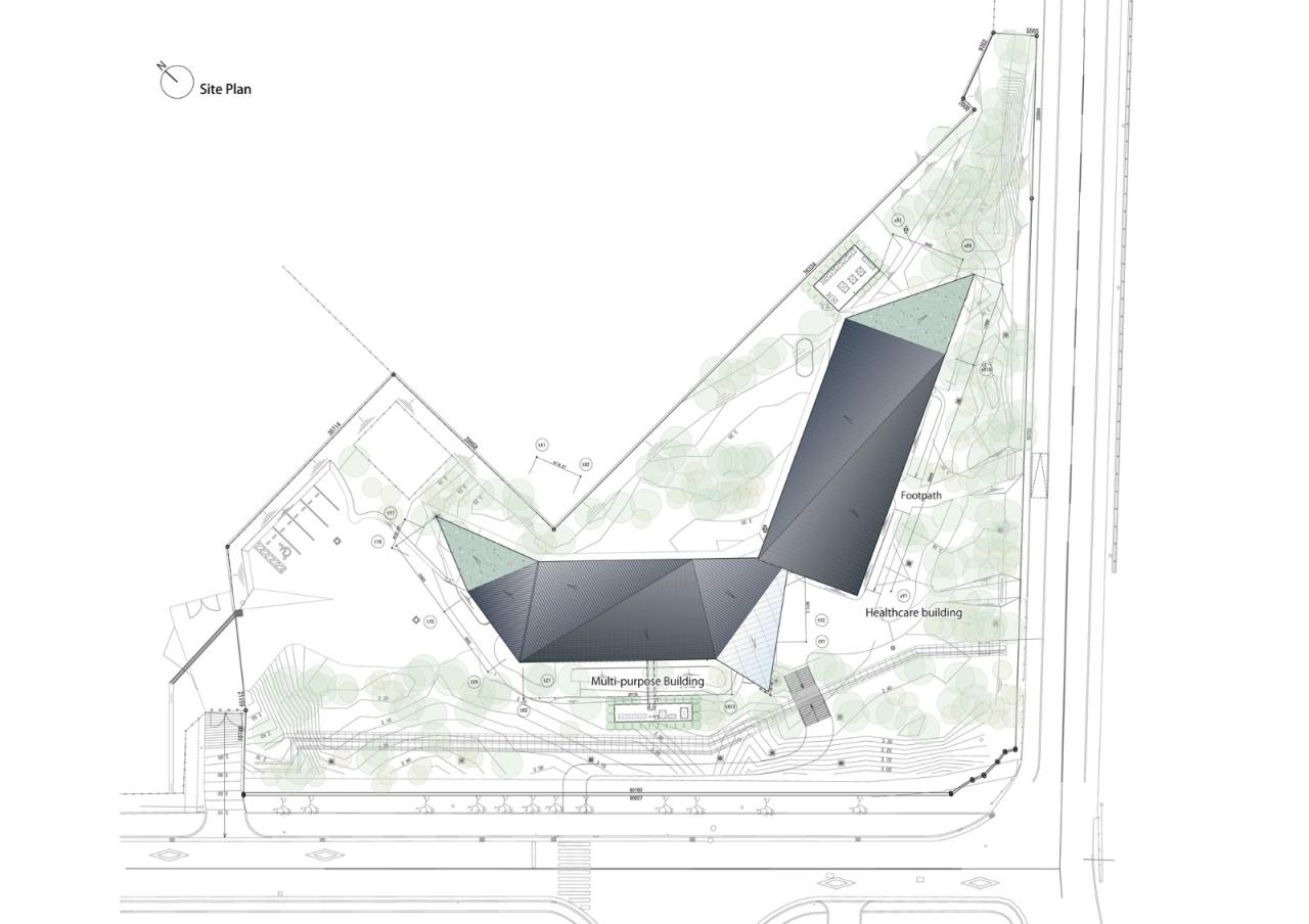 BIM建筑|KANEKA 健康中心 / 隈研吾建筑都市设计事务所+大成建设 BIM建筑|KANEKA 健康中心 / 隈研吾建筑都市设计事务所+大成建设