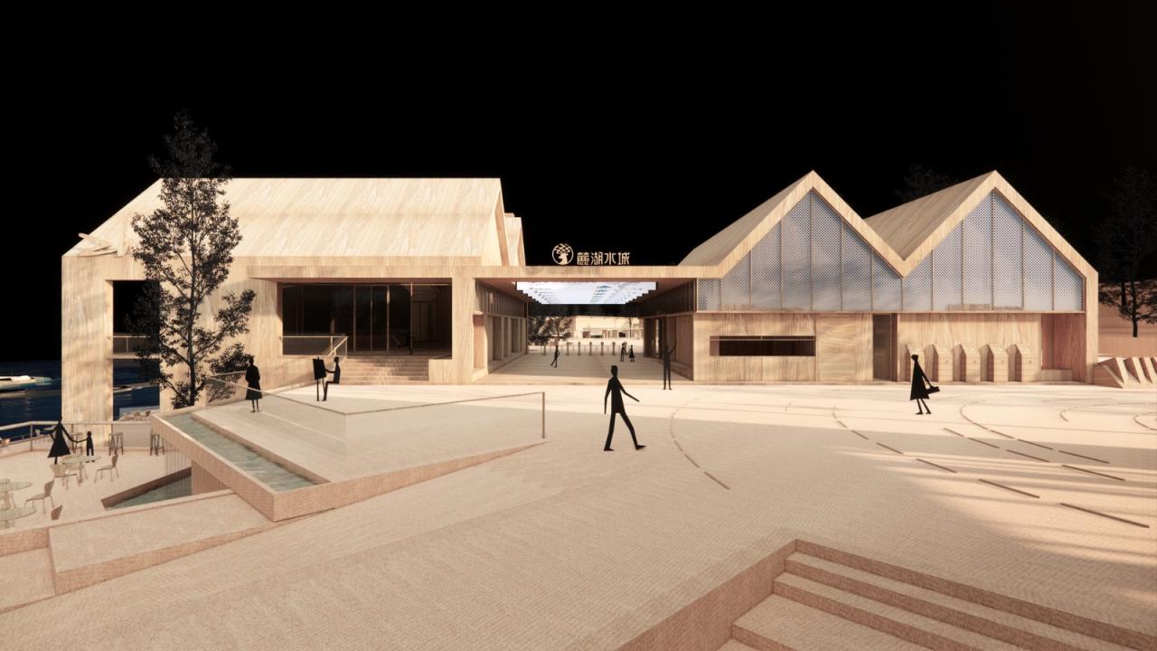 BIM建筑|成都天府麓湖美食岛二期 / 四周建筑 BIM建筑|成都天府麓湖美食岛二期 / 四周建筑