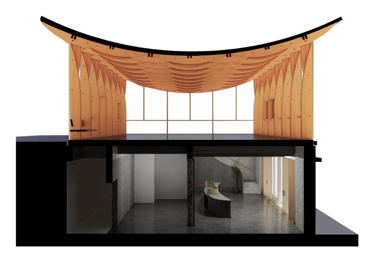 BIM建筑|交月亭 / 来建筑设计工作室 BIM建筑|交月亭 / 来建筑设计工作室