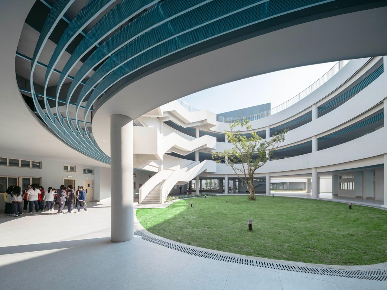 BIM建筑|宁波市古林职业高级中学:少年的无限剧本 / ARCHIS(如是)建筑设计事务所 BIM建筑|宁波市古林职业高级中学:少年的无限剧本 / ARCHIS(如是)建筑设计事务所