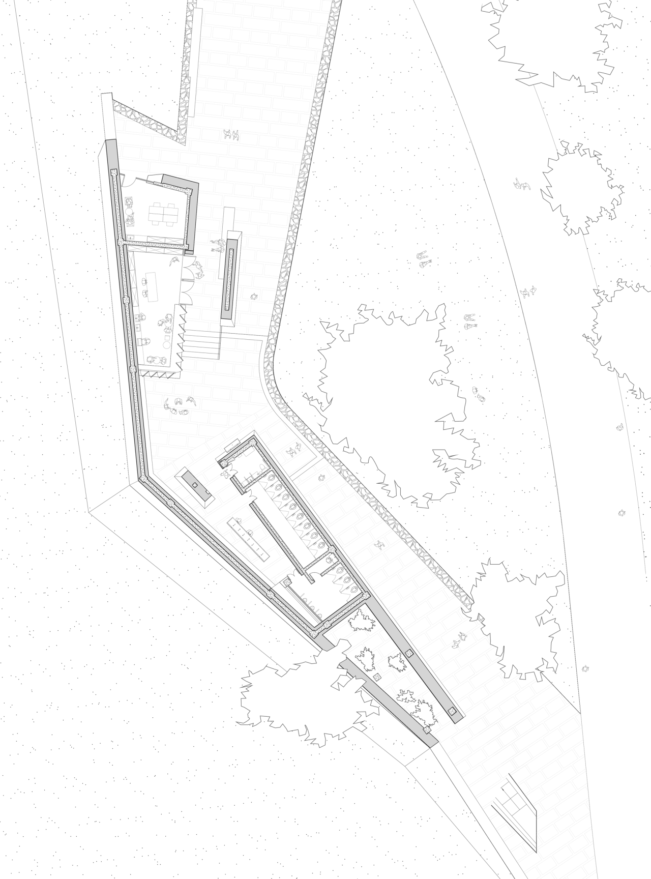 BIM建筑|微地形:大理洱海小邑庄生态驿站-孟凡浩 / line+建筑事务所 BIM建筑|微地形:大理洱海小邑庄生态驿站-孟凡浩 / line+建筑事务所