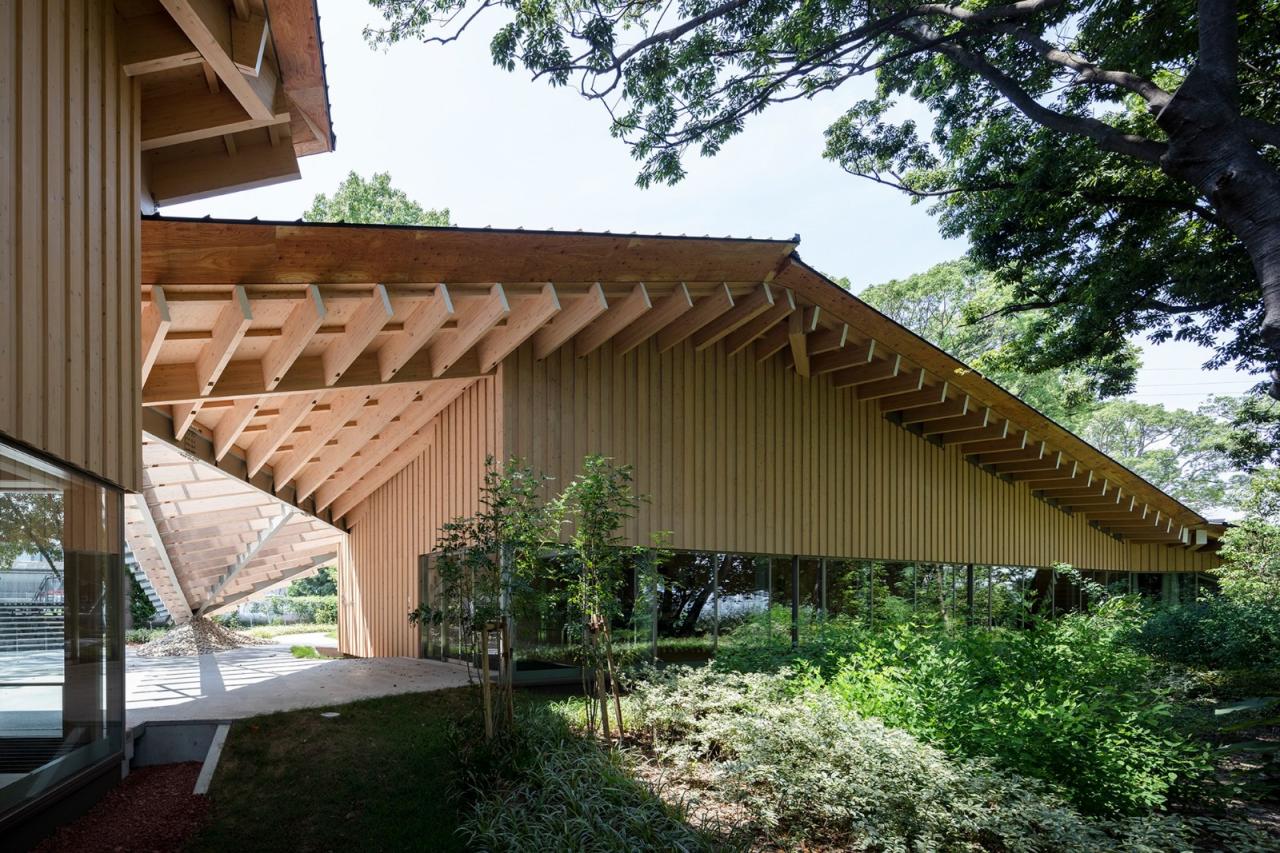 BIM建筑|KANEKA 健康中心 / 隈研吾建筑都市设计事务所+大成建设 BIM建筑|KANEKA 健康中心 / 隈研吾建筑都市设计事务所+大成建设