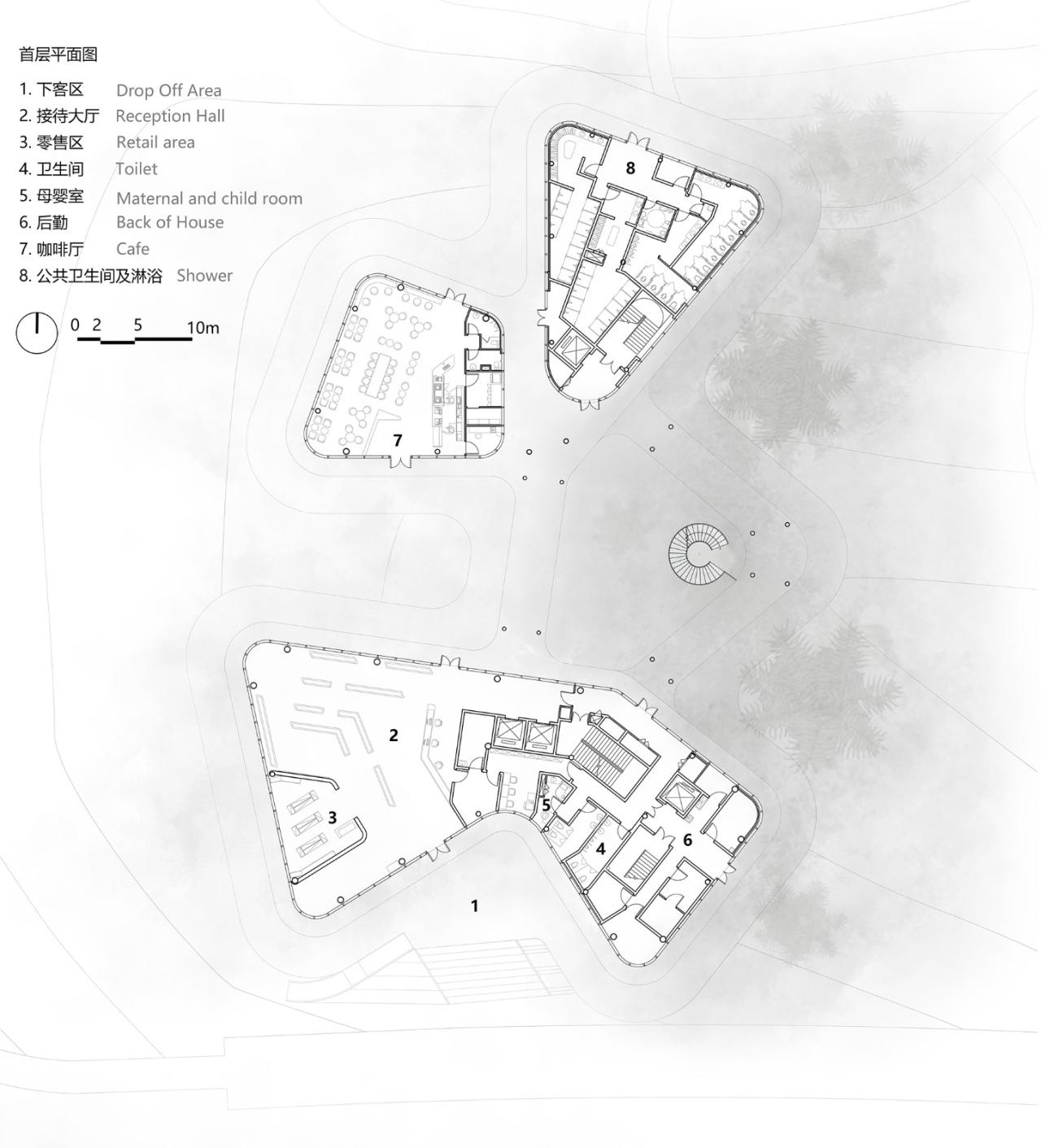 BIM建筑|白鹤湖游客中心 / 建识设计 BIM建筑|白鹤湖游客中心 / 建识设计