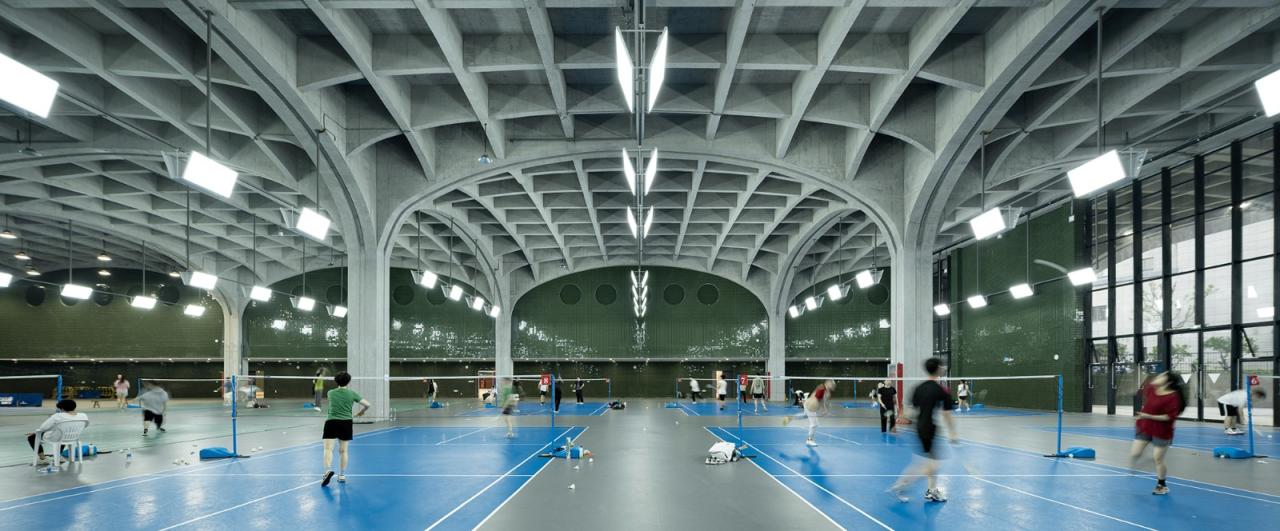 BIM建筑|绍兴文理学院风雨操场 / 浙江大学建筑设计研究院 BIM建筑|绍兴文理学院风雨操场 / 浙江大学建筑设计研究院