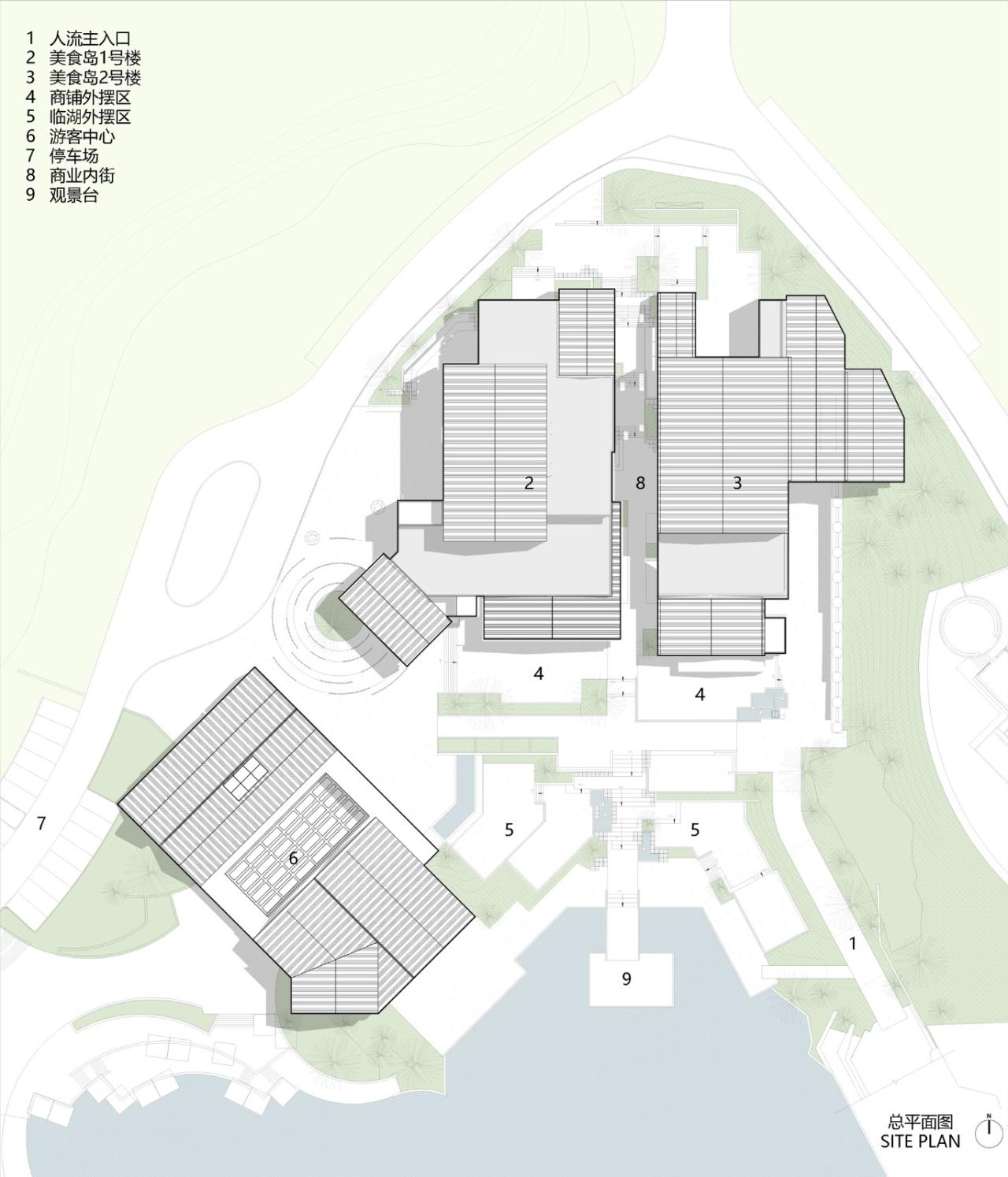 BIM建筑|成都天府麓湖美食岛二期 / 四周建筑 BIM建筑|成都天府麓湖美食岛二期 / 四周建筑
