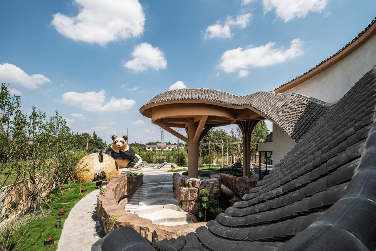BIM建筑|川西建筑与道教文化的融合/“青城•朴舍亲子度假酒店”荣获2023金熊猫天府创意设计奖 BIM建筑|川西建筑与道教文化的融合/“青城•朴舍亲子度假酒店”荣获2023金熊猫天府创意设计奖