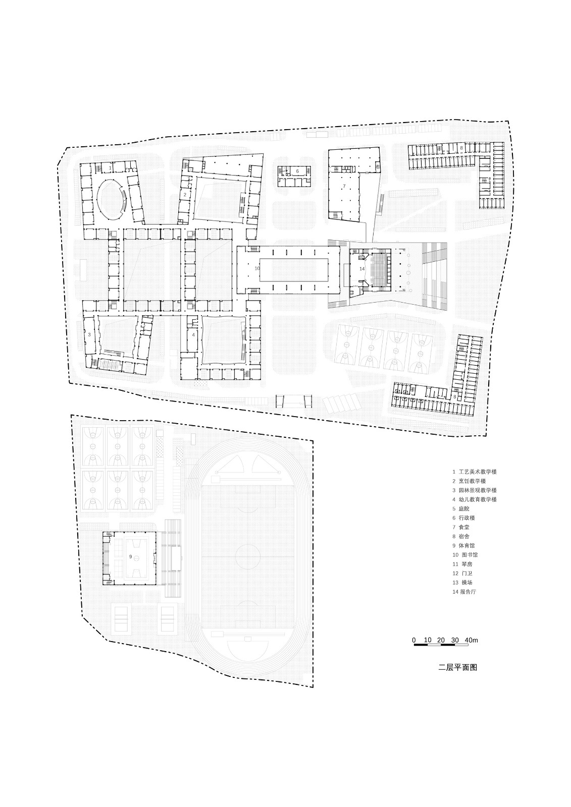 BIM建筑|宁波市古林职业高级中学:少年的无限剧本 / ARCHIS(如是)建筑设计事务所 BIM建筑|宁波市古林职业高级中学:少年的无限剧本 / ARCHIS(如是)建筑设计事务所