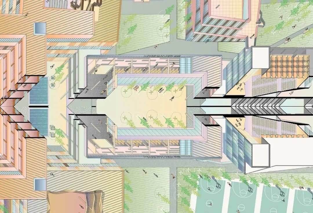 BIM建筑|宁波市古林职业高级中学:少年的无限剧本 / ARCHIS(如是)建筑设计事务所 BIM建筑|宁波市古林职业高级中学:少年的无限剧本 / ARCHIS(如是)建筑设计事务所