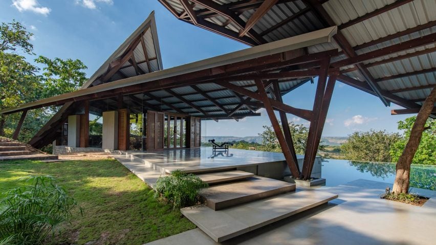 BIM建筑|马利克设计有角金属雨棚遮蔽的房屋 BIM建筑|马利克设计有角金属雨棚遮蔽的房屋