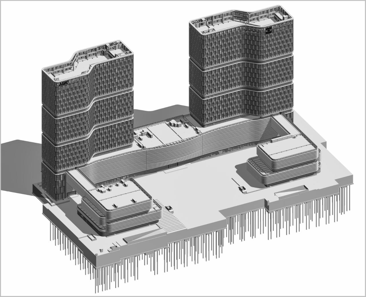 BIM建筑|海康威视杭州总部四期 / 浙江大学建筑设计研究院 BIM建筑|海康威视杭州总部四期 / 浙江大学建筑设计研究院