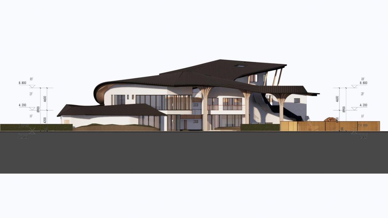 BIM建筑|川西建筑与道教文化的融合/“青城•朴舍亲子度假酒店”荣获2023金熊猫天府创意设计奖 BIM建筑|川西建筑与道教文化的融合/“青城•朴舍亲子度假酒店”荣获2023金熊猫天府创意设计奖