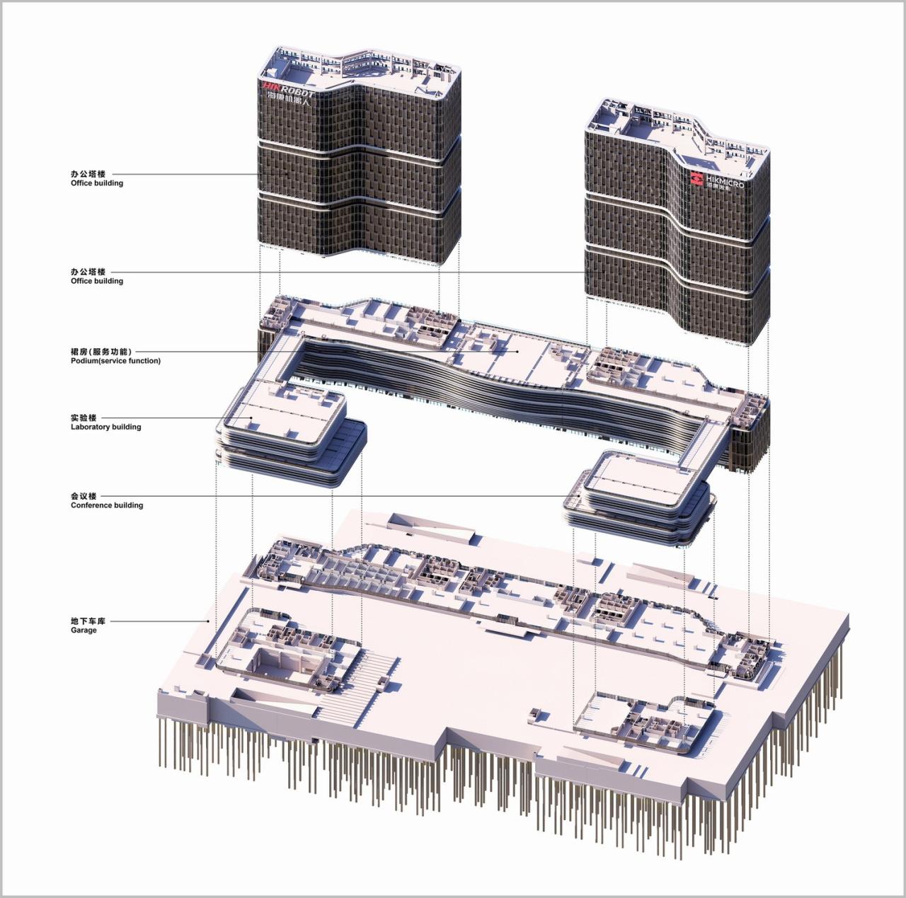 BIM建筑|海康威视杭州总部四期 / 浙江大学建筑设计研究院 BIM建筑|海康威视杭州总部四期 / 浙江大学建筑设计研究院