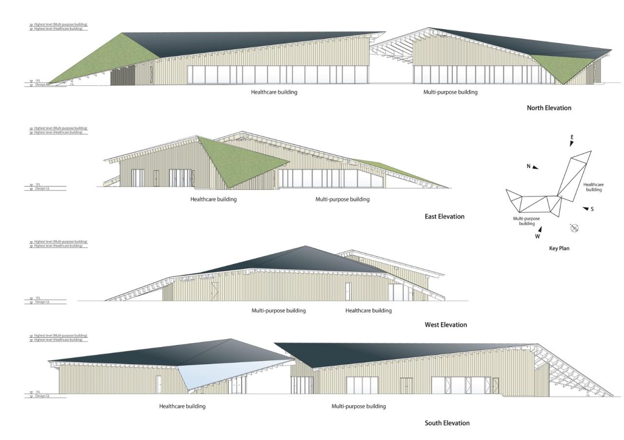 BIM建筑|KANEKA 健康中心 / 隈研吾建筑都市设计事务所+大成建设 BIM建筑|KANEKA 健康中心 / 隈研吾建筑都市设计事务所+大成建设
