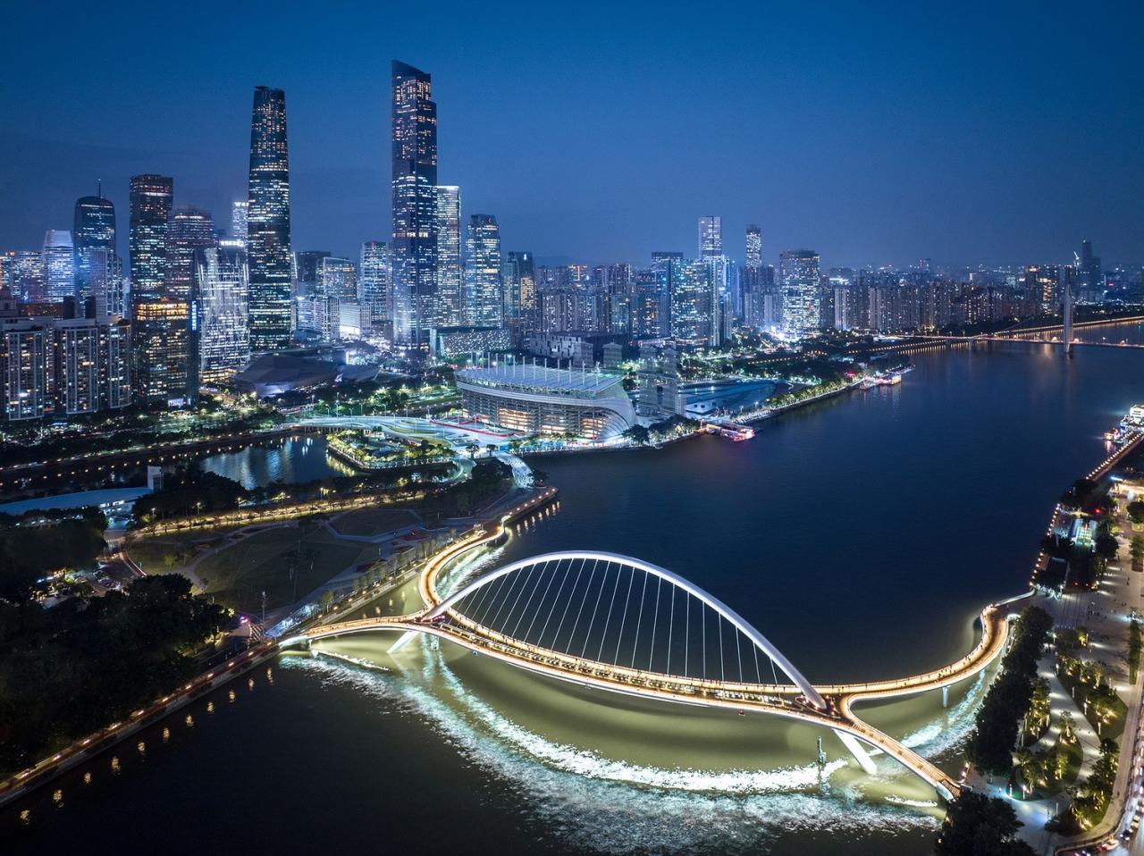 BIM建筑|广州海心桥 / 华南理工大学建筑设计研究院有限公司 BIM建筑|广州海心桥 / 华南理工大学建筑设计研究院有限公司