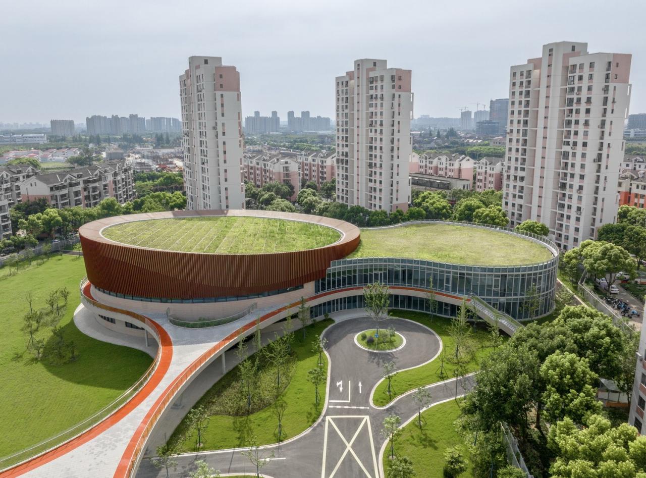 BIM建筑|上海三林懿德社区文体中心:“镶嵌”在社区当中的一站式“体育+”公园 / 三益中国 BIM建筑|上海三林懿德社区文体中心:“镶嵌”在社区当中的一站式“体育+”公园 / 三益中国