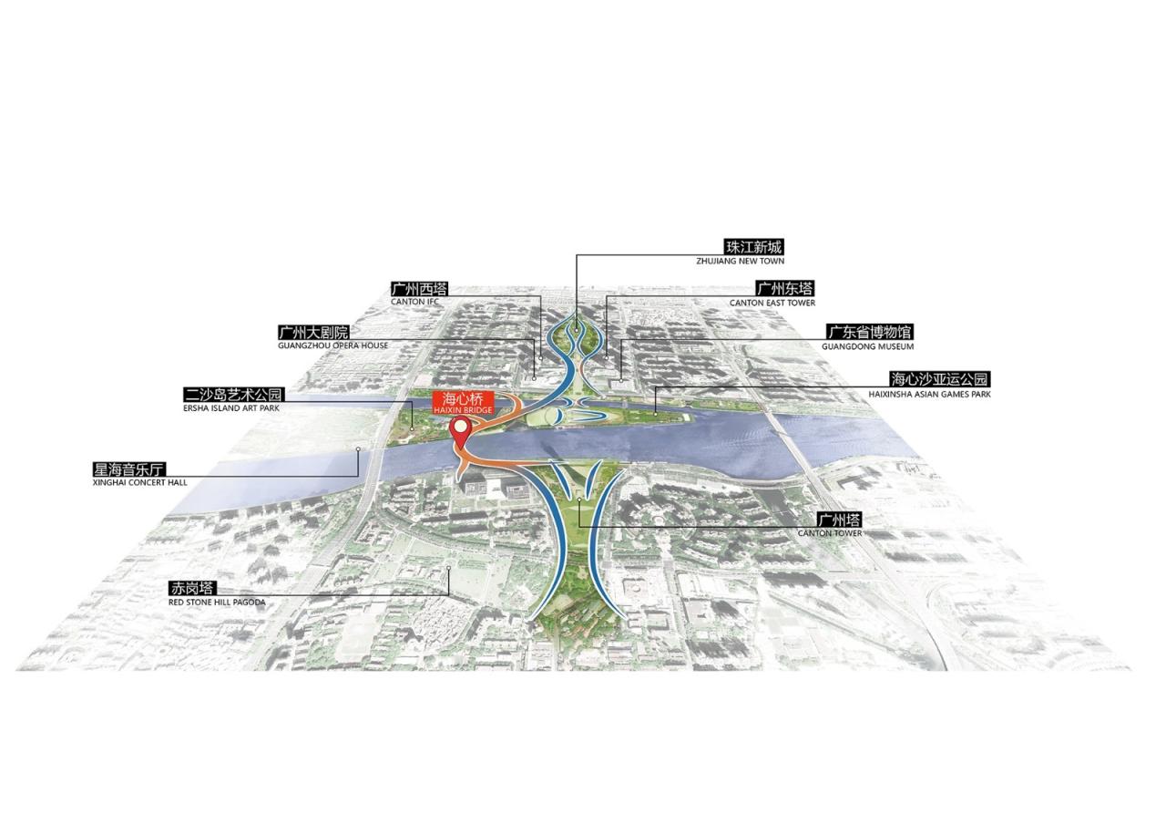 BIM建筑|广州海心桥 / 华南理工大学建筑设计研究院有限公司 BIM建筑|广州海心桥 / 华南理工大学建筑设计研究院有限公司
