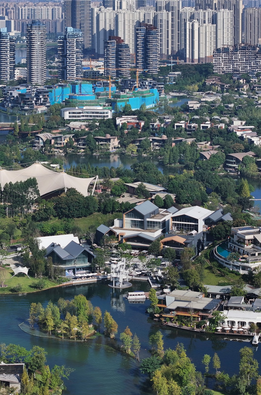 BIM建筑|成都天府麓湖美食岛二期 / 四周建筑 BIM建筑|成都天府麓湖美食岛二期 / 四周建筑