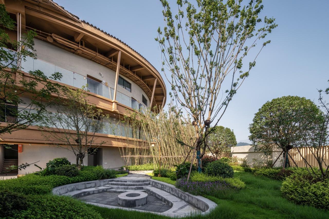 BIM建筑|川西建筑与道教文化的融合/“青城•朴舍亲子度假酒店”荣获2023金熊猫天府创意设计奖 BIM建筑|川西建筑与道教文化的融合/“青城•朴舍亲子度假酒店”荣获2023金熊猫天府创意设计奖