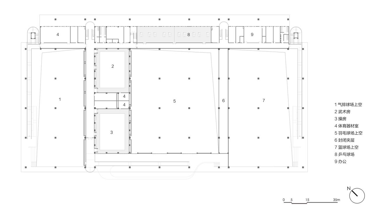 BIM建筑|绍兴文理学院风雨操场 / 浙江大学建筑设计研究院 BIM建筑|绍兴文理学院风雨操场 / 浙江大学建筑设计研究院