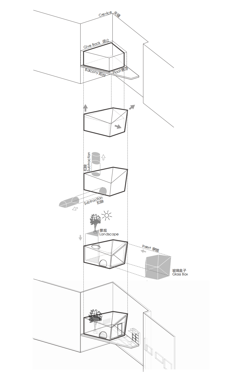 BIM建筑|夹缝中的建筑,上海 / 本哲建筑 BIM建筑|夹缝中的建筑,上海 / 本哲建筑