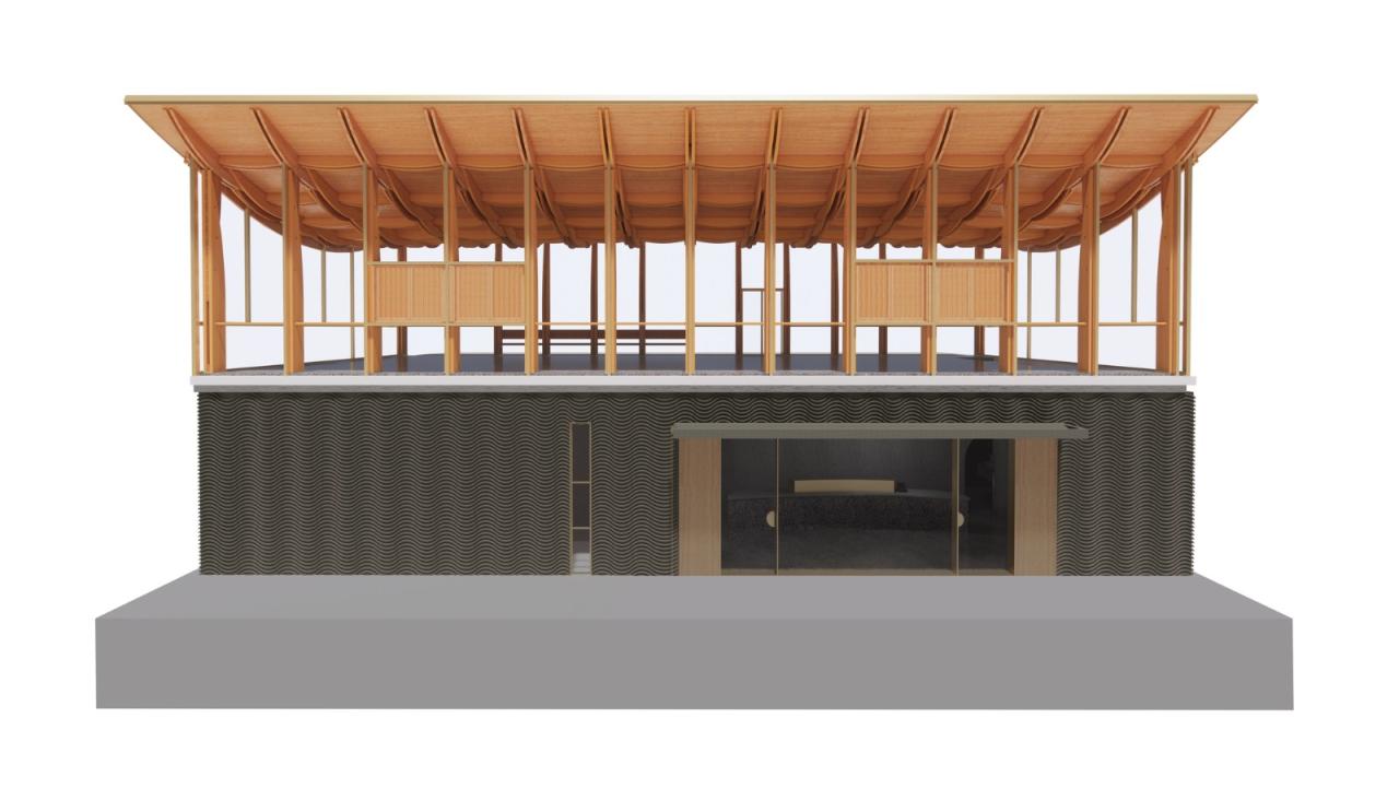 BIM建筑|交月亭 / 来建筑设计工作室 BIM建筑|交月亭 / 来建筑设计工作室