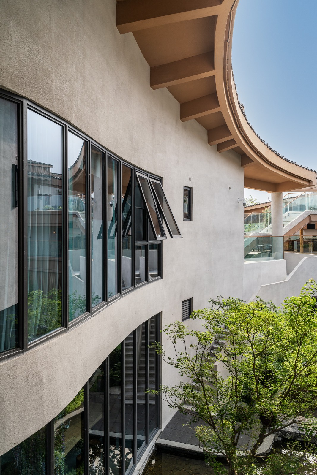 BIM建筑|川西建筑与道教文化的融合/“青城•朴舍亲子度假酒店”荣获2023金熊猫天府创意设计奖 BIM建筑|川西建筑与道教文化的融合/“青城•朴舍亲子度假酒店”荣获2023金熊猫天府创意设计奖