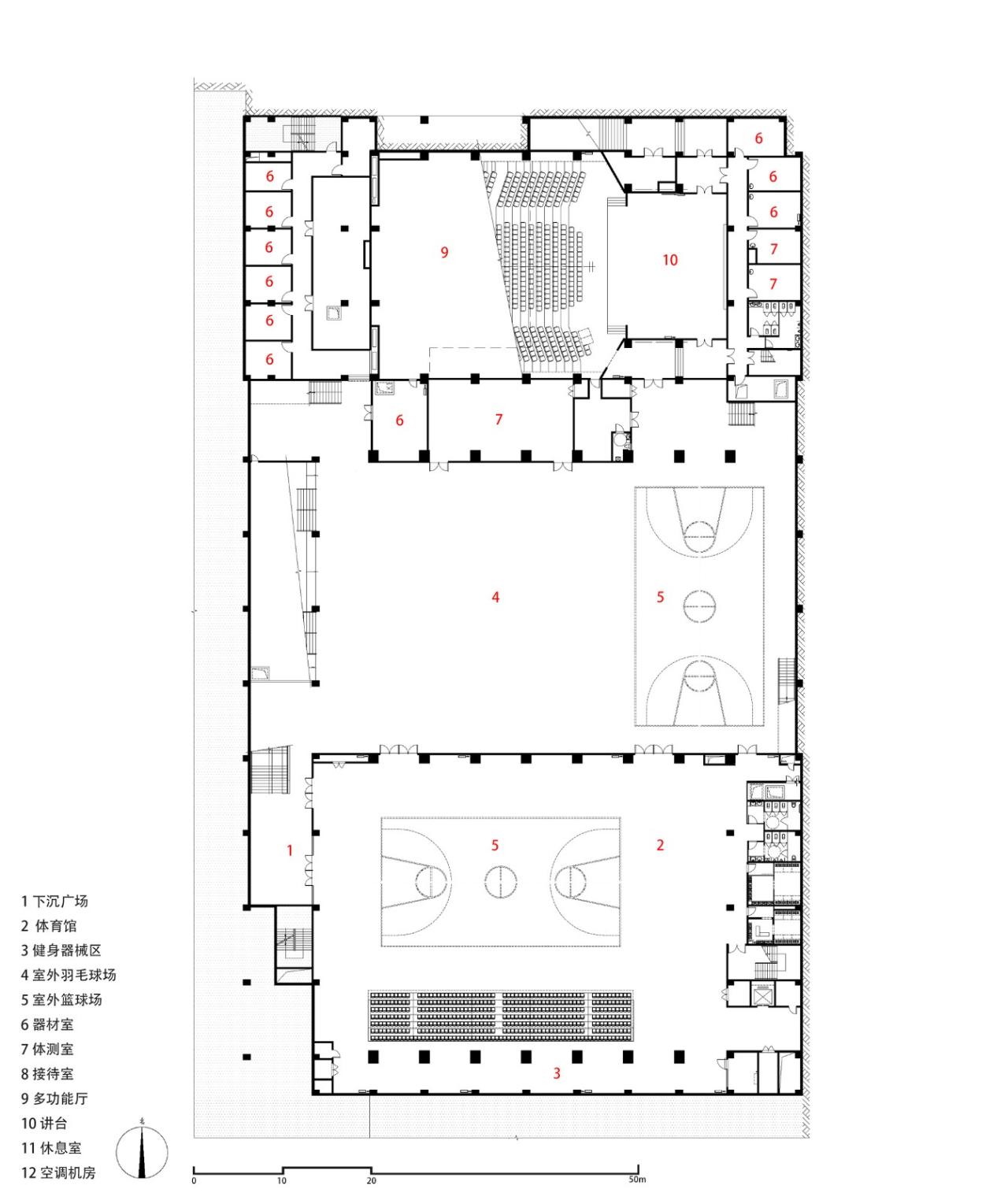 BIM建筑|西安高新第一中学(高中部)改扩建 / 中国建筑西北设计研究院 屈培青工作室 BIM建筑|西安高新第一中学(高中部)改扩建 / 中国建筑西北设计研究院 屈培青工作室