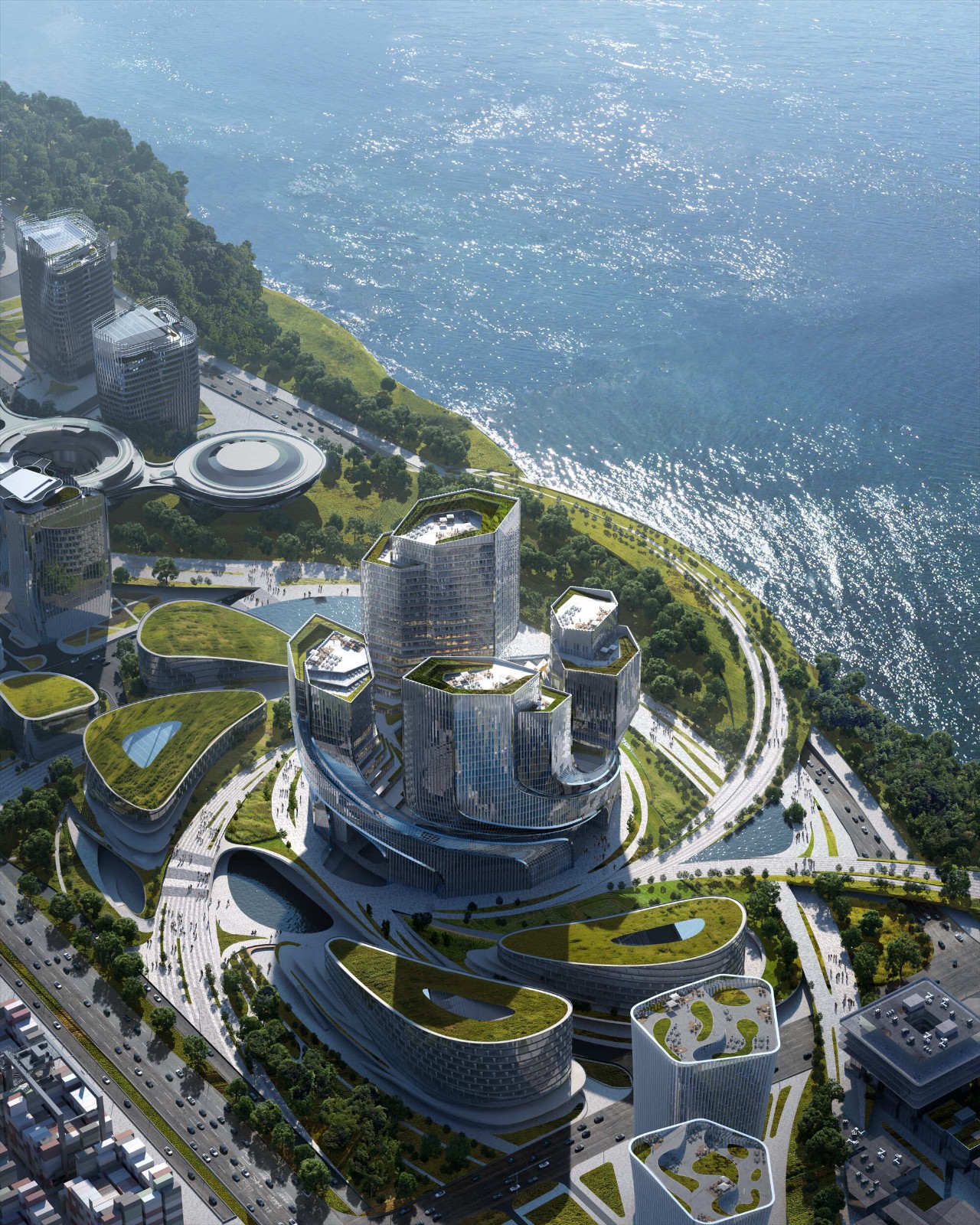 BIM建筑|螺旋大楼:‘腾讯深圳新总部’设计竞赛 / 奥雷·舍人 BIM建筑|螺旋大楼:‘腾讯深圳新总部’设计竞赛 / 奥雷·舍人