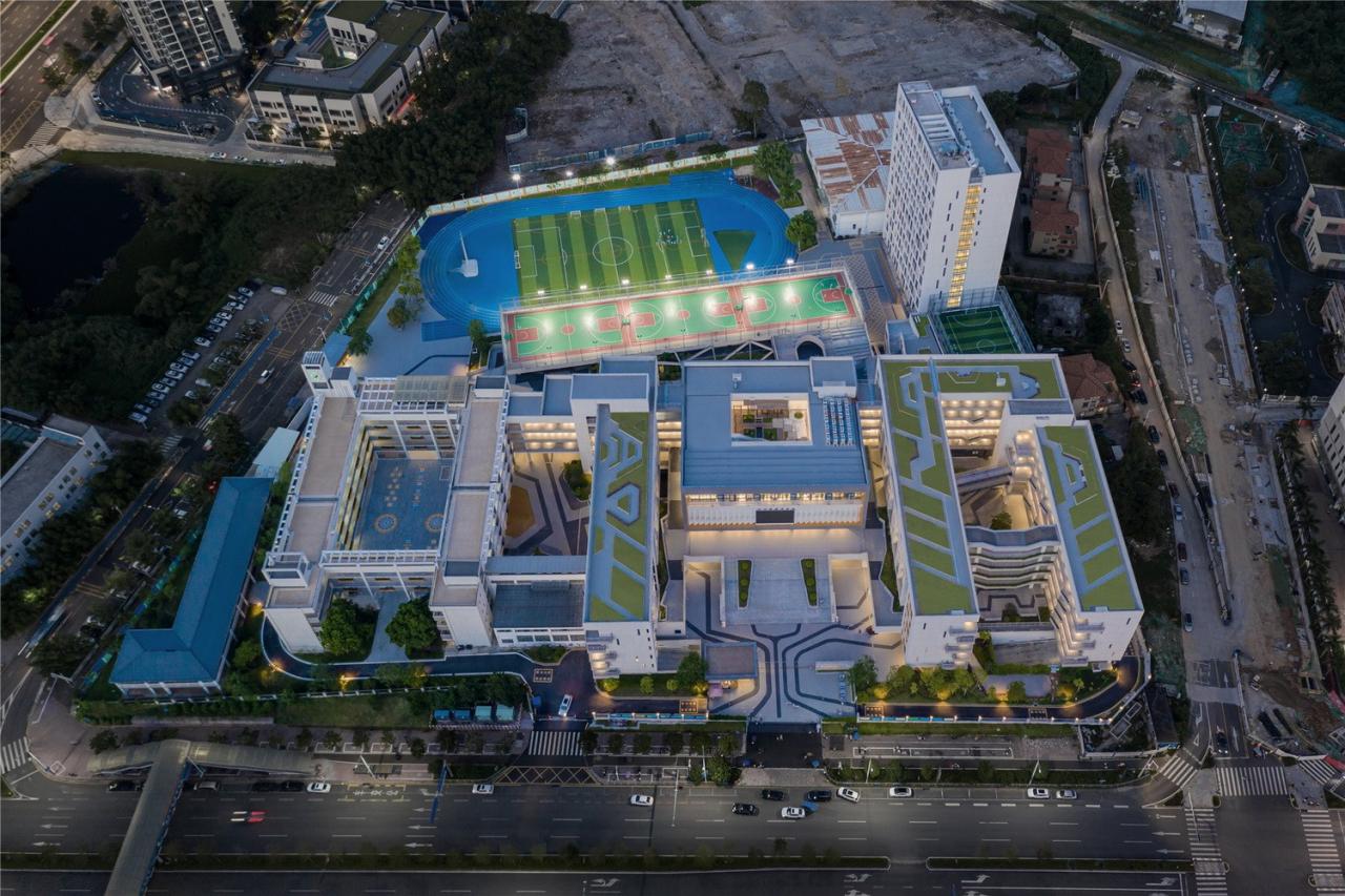 BIM建筑|深圳市坪山区科源实验学校 / 申都设计 BIM建筑|深圳市坪山区科源实验学校 / 申都设计