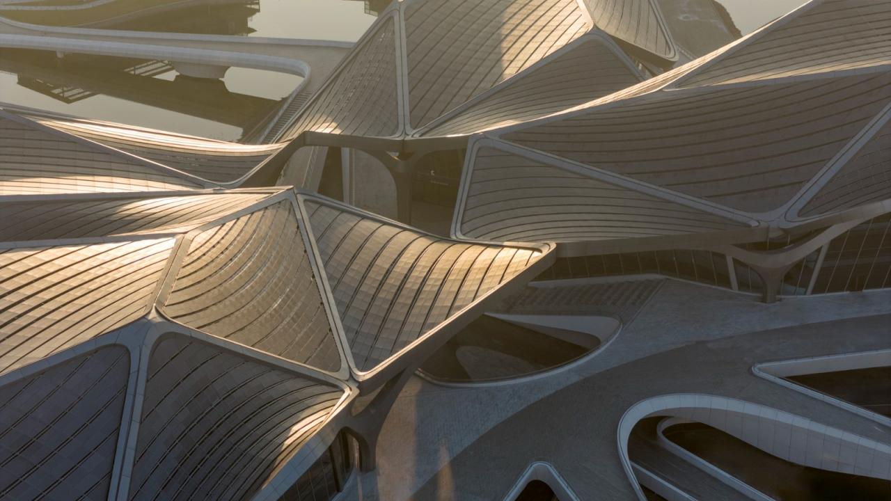 BIM建筑|珠海金湾市民艺术中心 / 扎哈·哈迪德建筑事务所 BIM建筑|珠海金湾市民艺术中心 / 扎哈·哈迪德建筑事务所