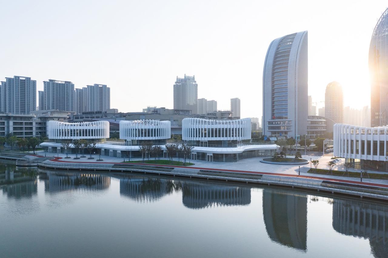 BIM建筑|兰花阁:九流渡滨河艺术街区 / UUA建筑师事务所 BIM建筑|兰花阁:九流渡滨河艺术街区 / UUA建筑师事务所